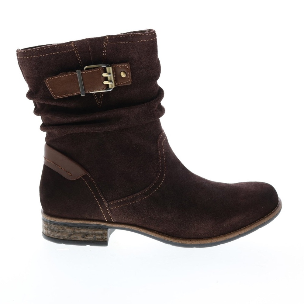 New In a Box Earth Avani 2 Butternut Woman's Brown Suede Boots - Size 8.5 - Picture 3 of 16
